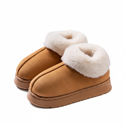 Mufella Women’s Short Furry-Lined Shoes – Elegant Warmth & Everyday Comfort