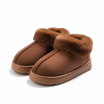 Mufella Women’s Short Furry-Lined Shoes – Elegant Warmth & Everyday Comfort