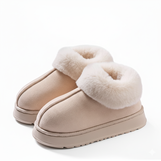 Mufella Women’s Short Furry-Lined Shoes – Elegant Warmth & Everyday Comfort