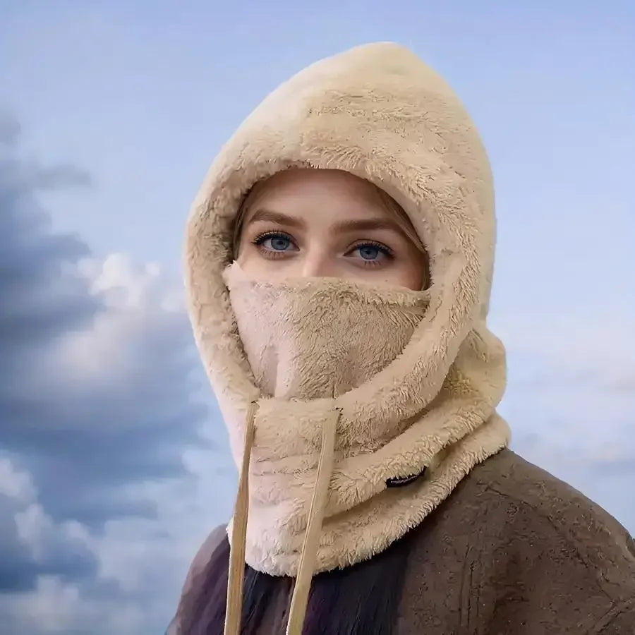 Mufella Women’s Face Cover Beanie – Elegant Warmth & Everyday Comfort