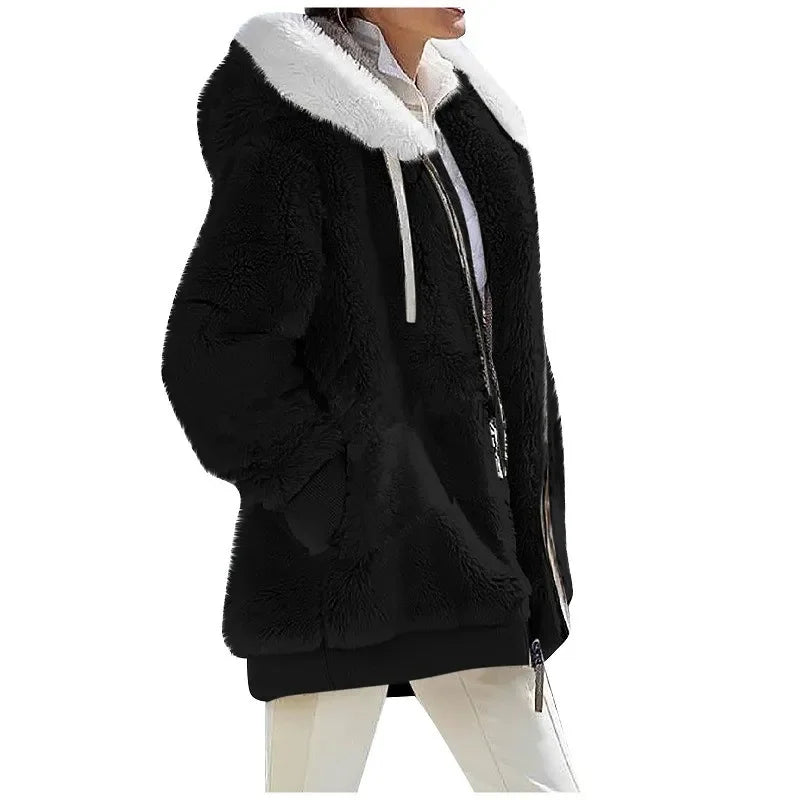 Mufella Women’s Furry Jacket – Elegant, Cozy & Timeless Winter Warmth