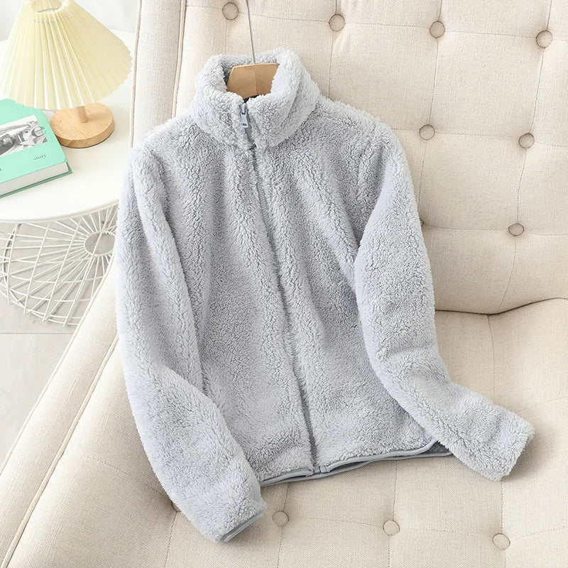Mufella Women’s Furry Sweatshirt – Elegant, Soft & Premium Cozy Style