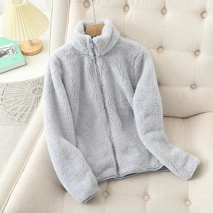 Mufella Women’s Furry Sweatshirt – Elegant, Soft & Premium Cozy Style