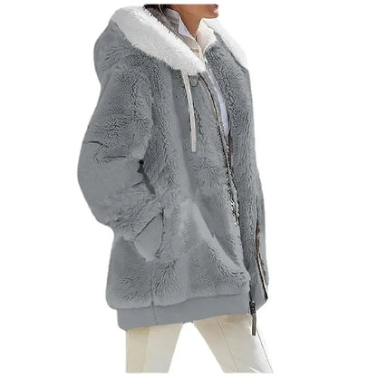 Mufella Women’s Furry Jacket – Elegant, Cozy & Timeless Winter Warmth