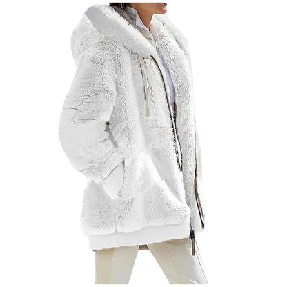 Mufella Women’s Furry Jacket – Elegant, Cozy & Timeless Winter Warmth