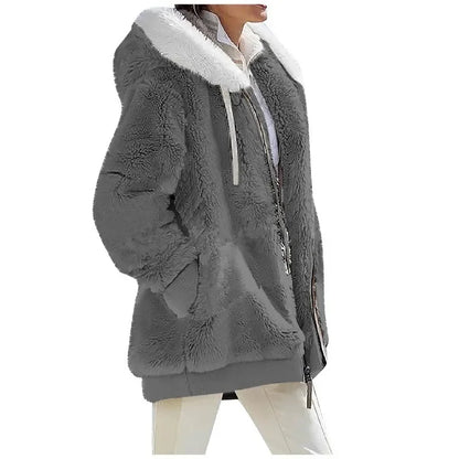 Mufella Women’s Furry Jacket – Elegant, Cozy & Timeless Winter Warmth