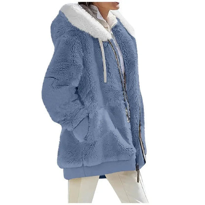 Mufella Women’s Furry Jacket – Elegant, Cozy & Timeless Winter Warmth